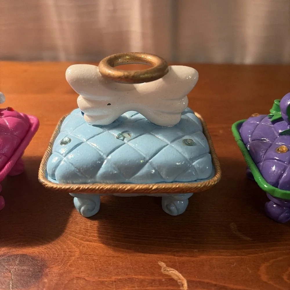 VINTAGE CLAIRES Y2K 2002 TRINKET BOXES‎ LOT OF 5